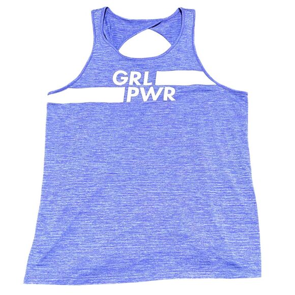 Girl’s Girl Power GRL PWR Athletic Tank Top Size 16 XL - Picture 1 of 6